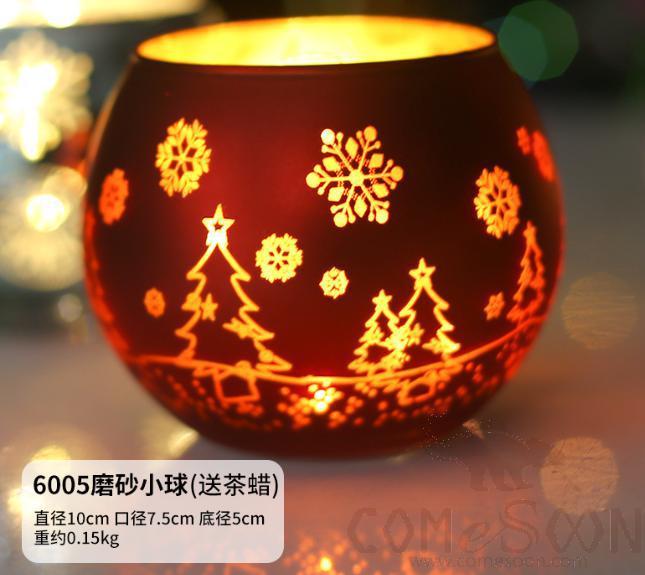 Glass Candle Holder