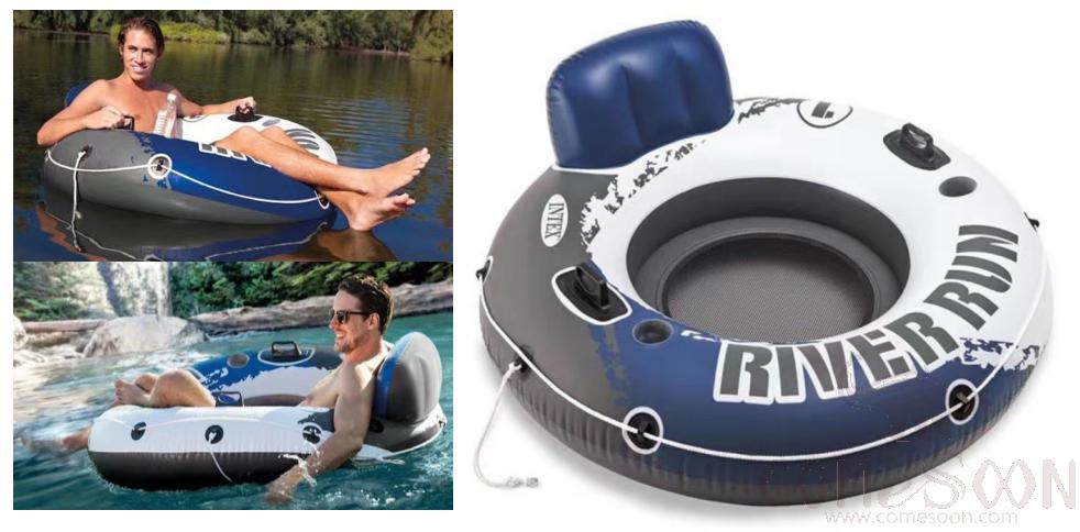 Inflatable floating bed - drifting circle