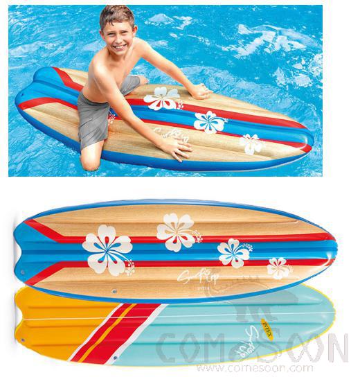 Inflatable floating bed - surfboard
