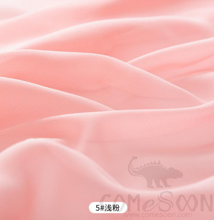Chiffon cloth (Peach)- W 150CM