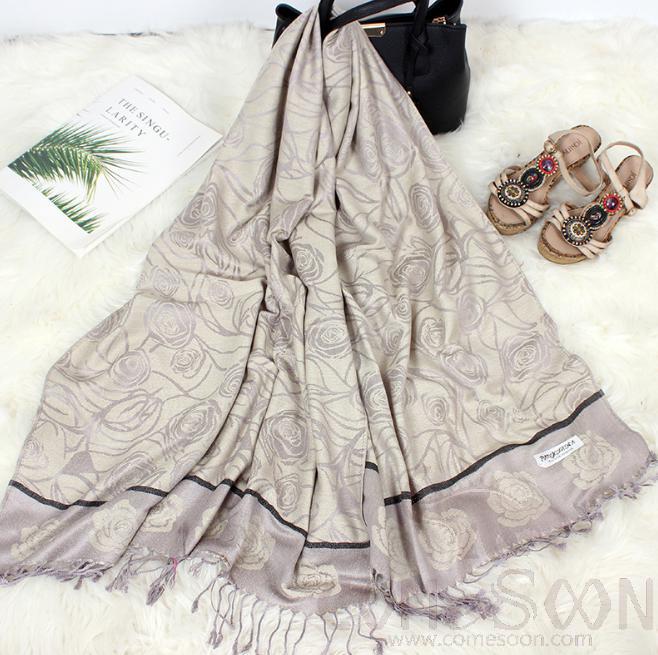 Shawls-70*190cm,30% Rayon + 70% polyester