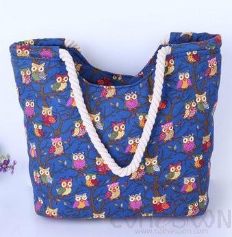 Beach Bag-PolyCotton,45*15*37cm