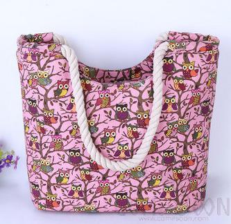 Beach Bag-PolyCotton,45*15*37cm