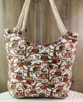 Beach Bag-PolyCotton,45*15*37cm