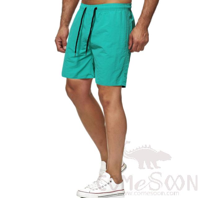 Polyester Shorts-Green