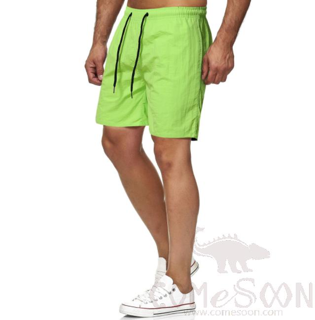 Polyester Shorts-Light Green