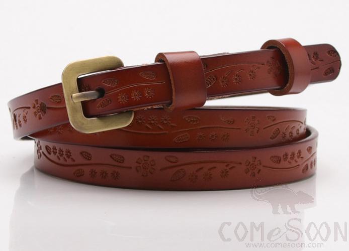 Two-layer cowhide belt-1.4*105cm
