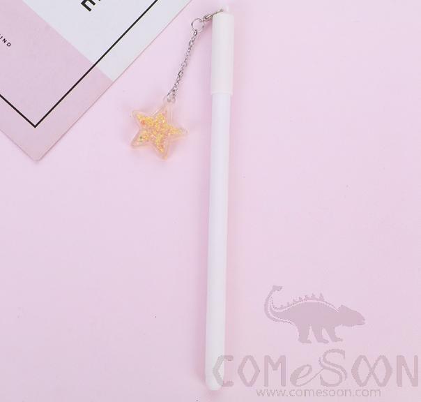 Crystal pendant gel pen-0.5mm