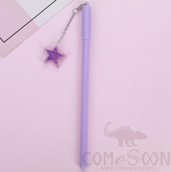 Crystal pendant gel pen-0.5mm
