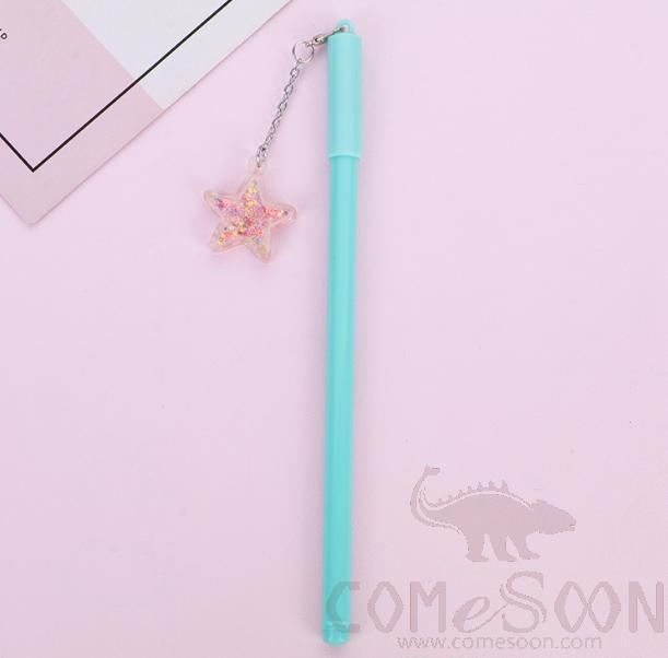 Crystal pendant gel pen-0.5mm