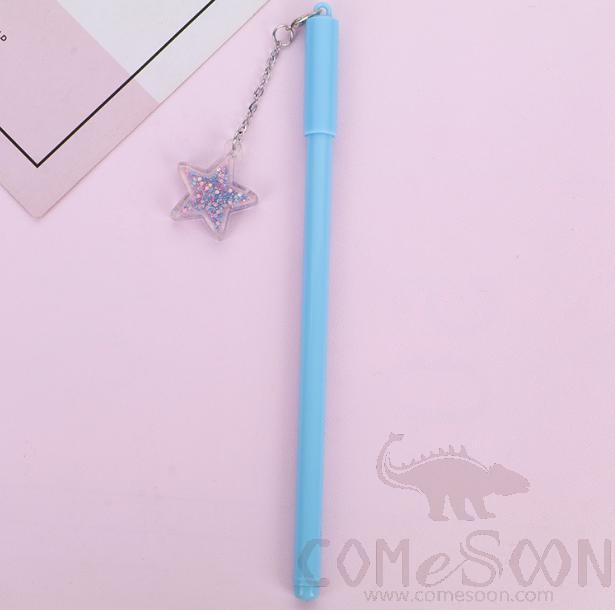 Crystal pendant gel pen-0.5mm