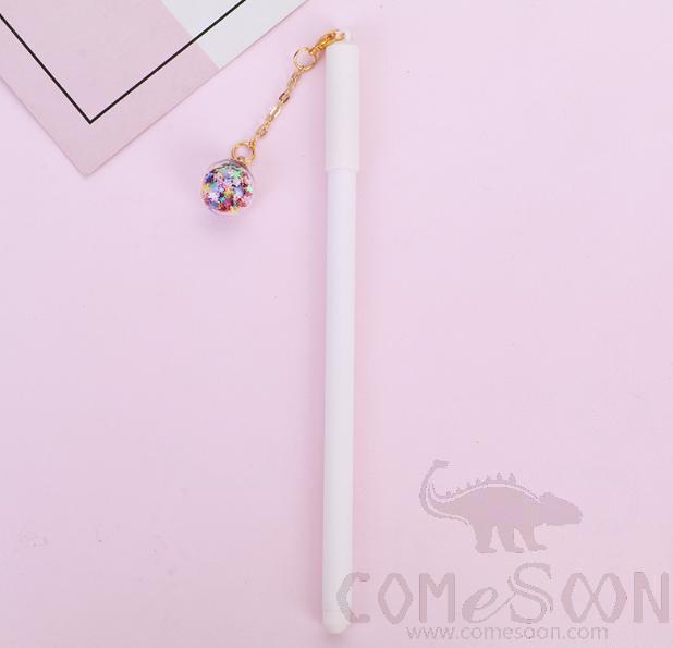 Crystal pendant gel pen-0.5mm