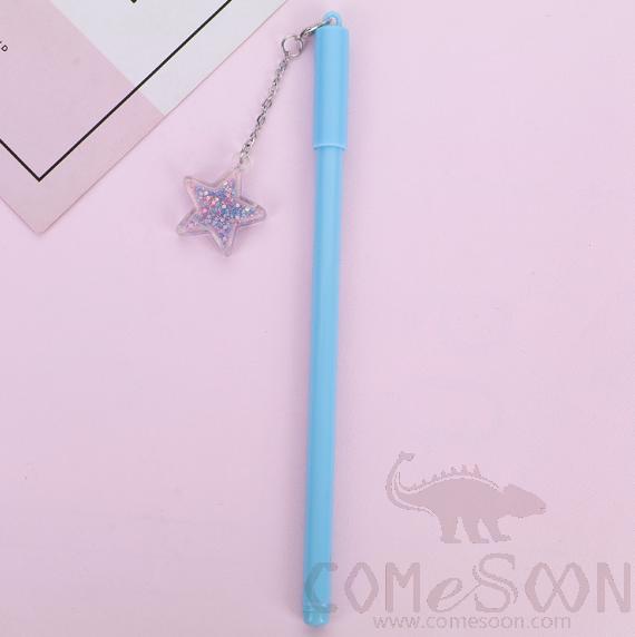 Crystal pendant gel pen-0.5mm