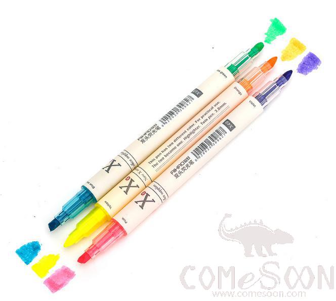 Double-headed marker pen-3pcs/1 box