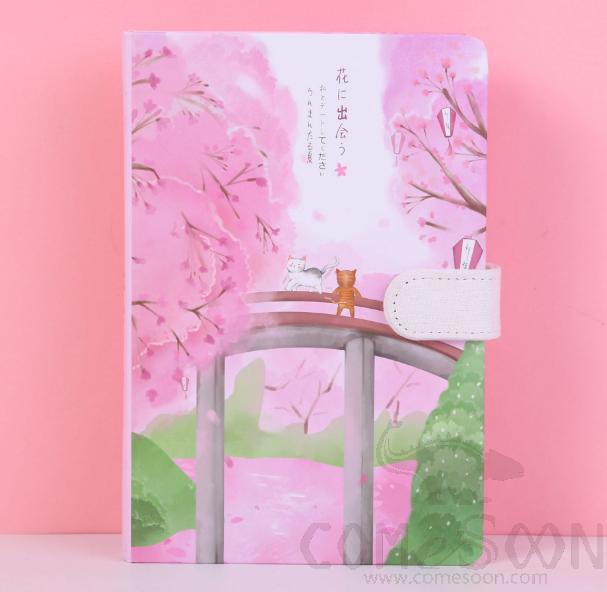 Magnetic buckle hand account book -12.8*18.8cm