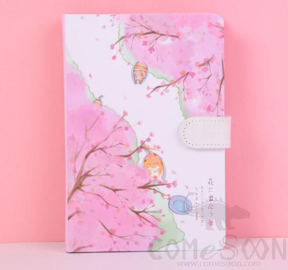 Magnetic buckle hand account book -12.8*18.8cm