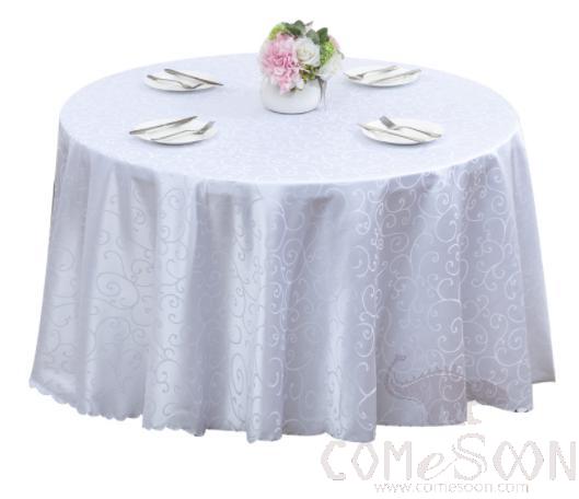 Table Cloth - Jacquard(Cream white)