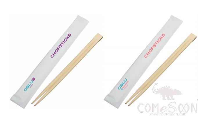 Disposable Chopstick Pack w/logo，4.5*23cm