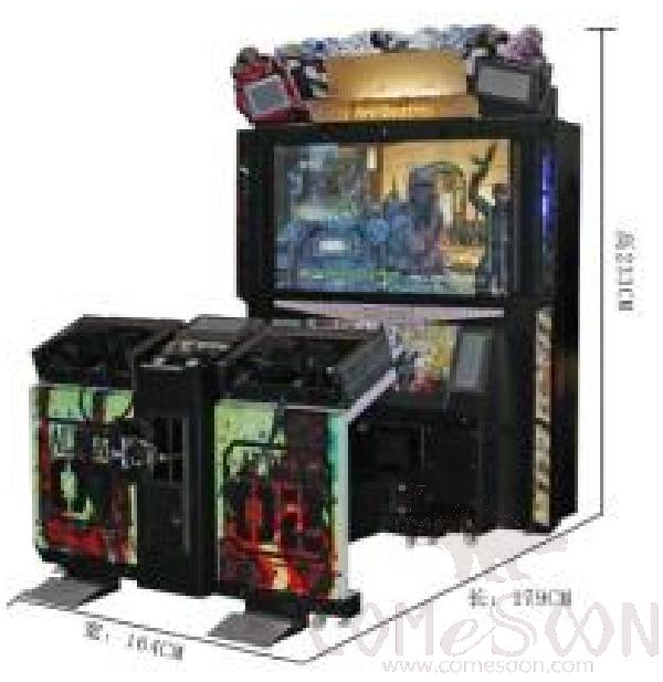 Arcade game - shooting game - destruction attack