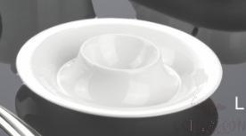Kngmi Bonechina Series Egg Plate