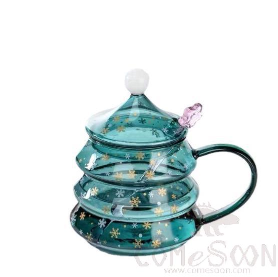 Christmas Glass Mug 300ML