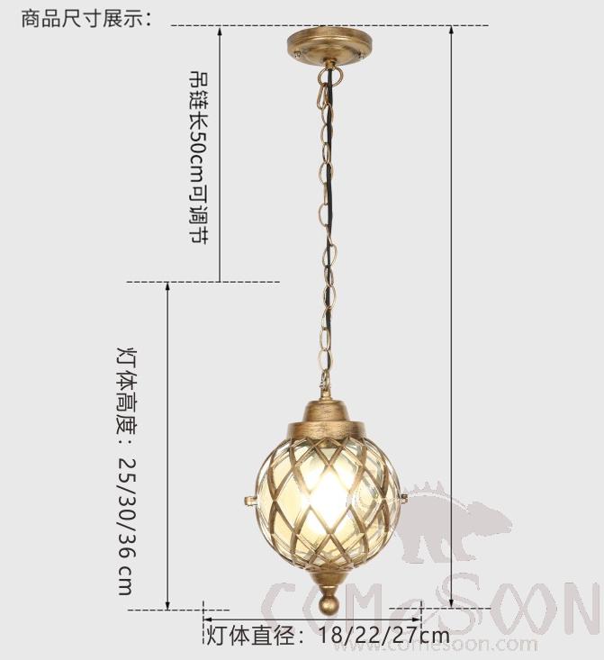 Pendant Light-D27*H36cm