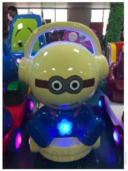 Children's game console - Rocking car - electronic music little yellow man
