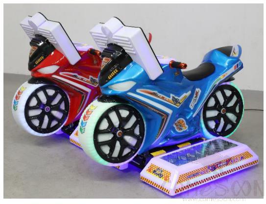 Children's game console - children's motorcycle - BLUE