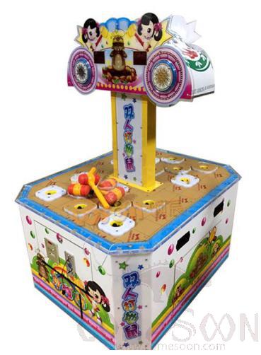 Children's game console - beating hamsters