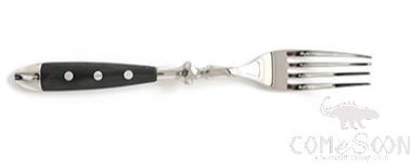 Dinner Fork Black Handle,19.5cm
