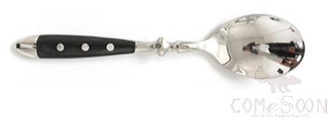 Dinner Spoon Black Handle,19cm