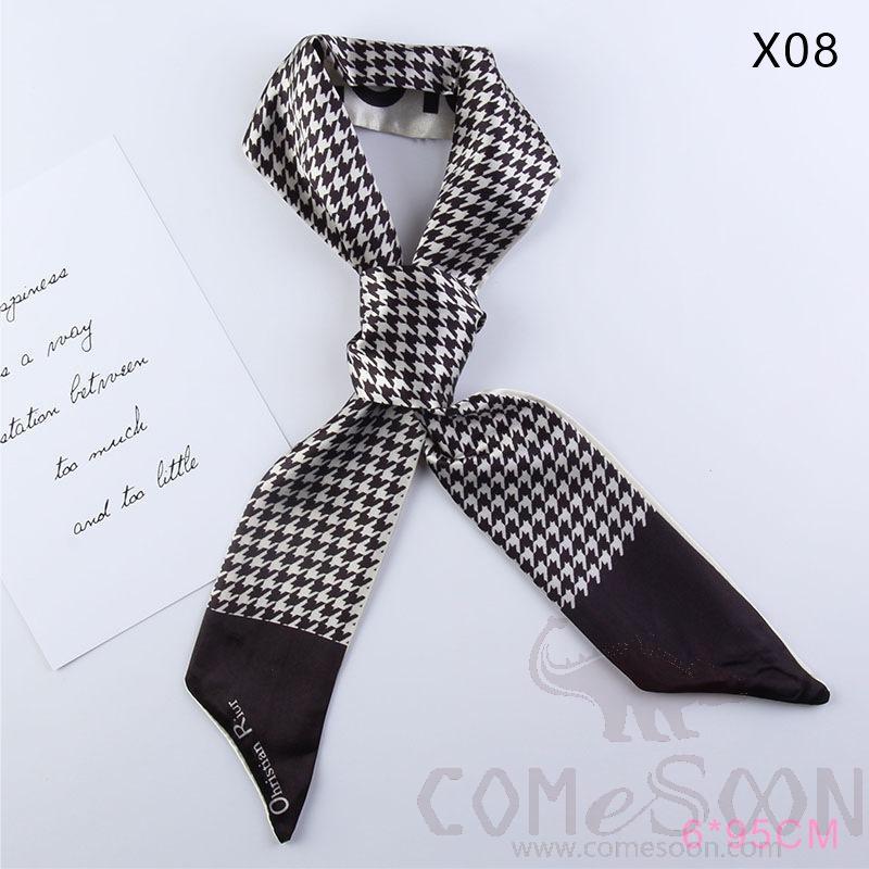 Scarf 4*90cm-S1,Imitiate Silk