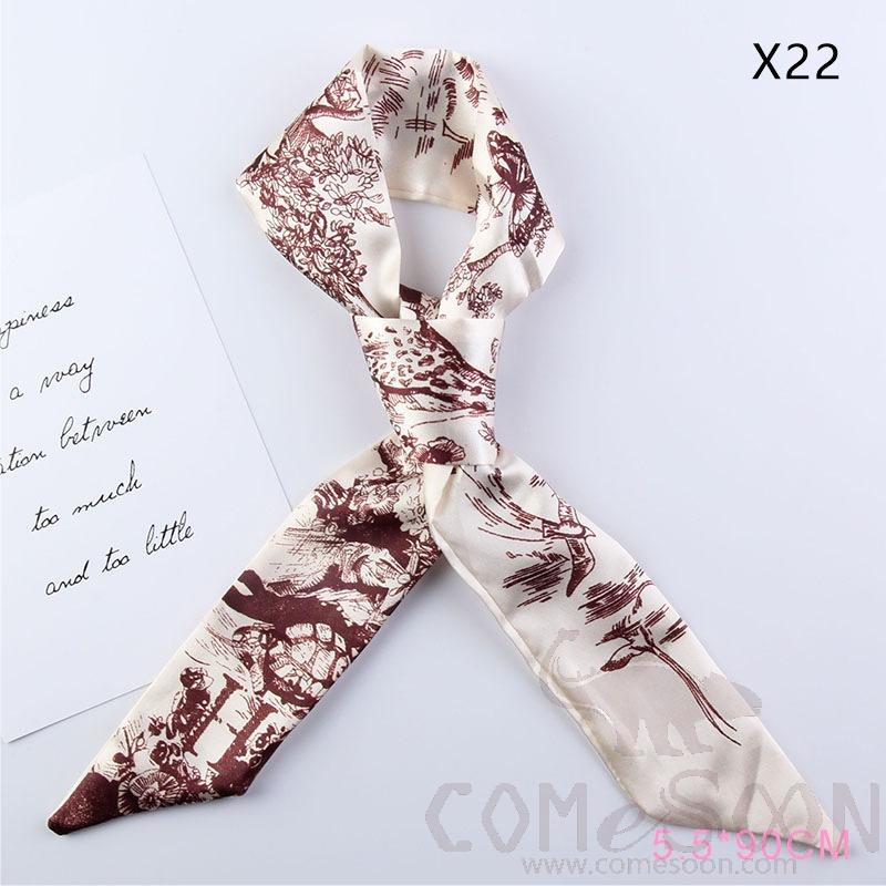 Scarf 4*90cm-S1,Imitiate Silk