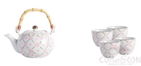 Japanese Tea Pot Set 5pcs set