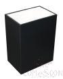 Waste bin-5mm Acrylic Matte Black,150x200x300mm