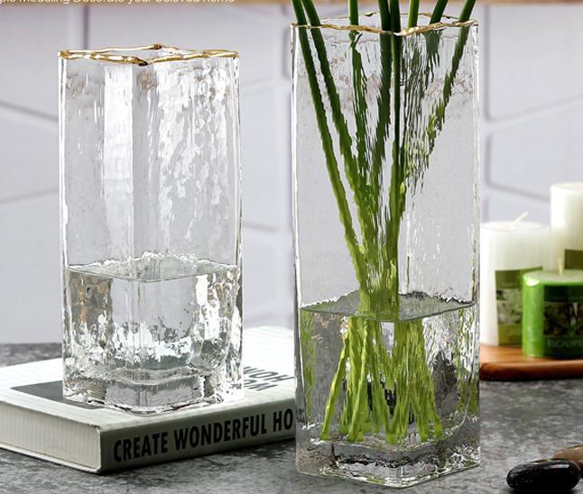Glass Vase Square Tube