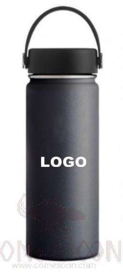 Flask S/S Bottle 18OZ Black