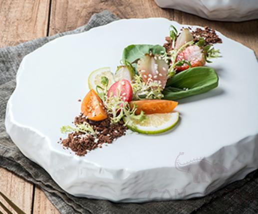 Stone Shape Staek Plate 8 inch 4cm