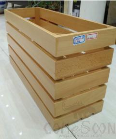 Rectangle Square Beech Wood Box  Buffet Riser  50*18*28