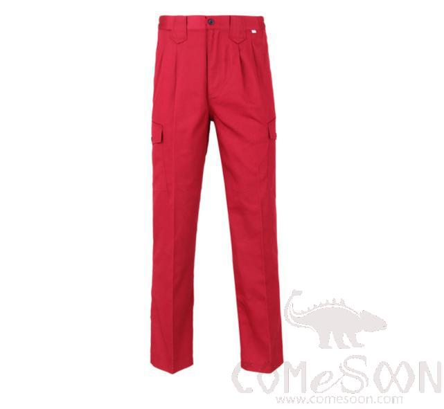Cargo Trousers-Red