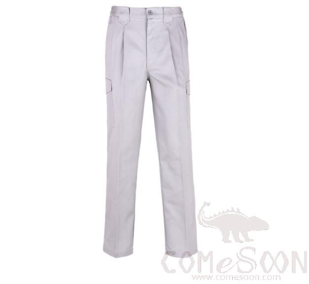 Cargo Trousers-Silver grey