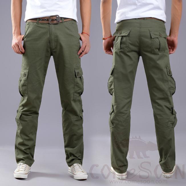 Cargo Trousers-Green