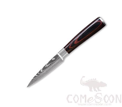 Imitate Damascus Pattern Fruit Knife 3.5 Inch