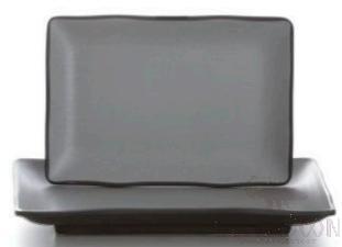 Clay Brown Series Brown Series 8.1 Inch Rectangular Plate