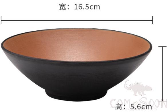 Clay Brown Series Brown Series 6.5 Inch Round Bowl