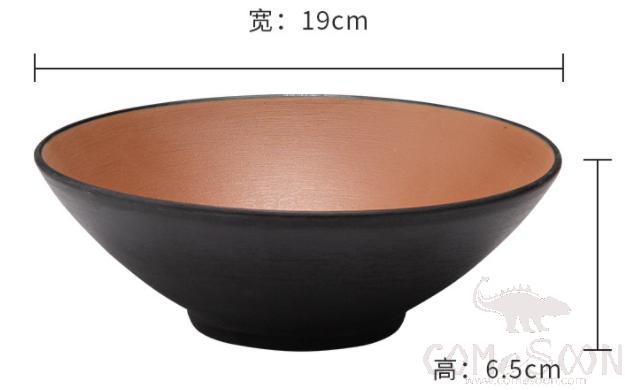 Clay Brown Series Brown Series 7.5 Inch Round Bowl