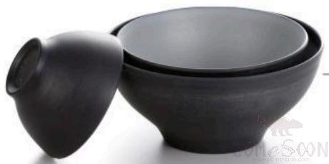 Grey-Black Series Grey Series 4.5 Inch Cup Bowl