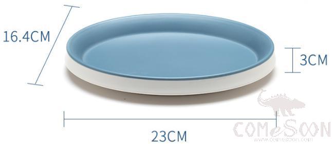 Blue Series 9.1 Inch Oval Plate