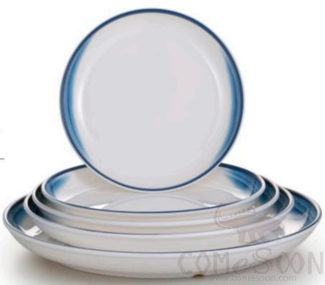 Cloud blue Series 8.5 Inch Round Deep Dish