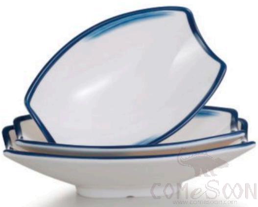 Cloud blue Series 8.9 Inch Oval Plate